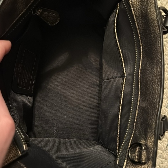 Coach Crosby Mini Carryall in Metallic Leather - Picture 3 of 6